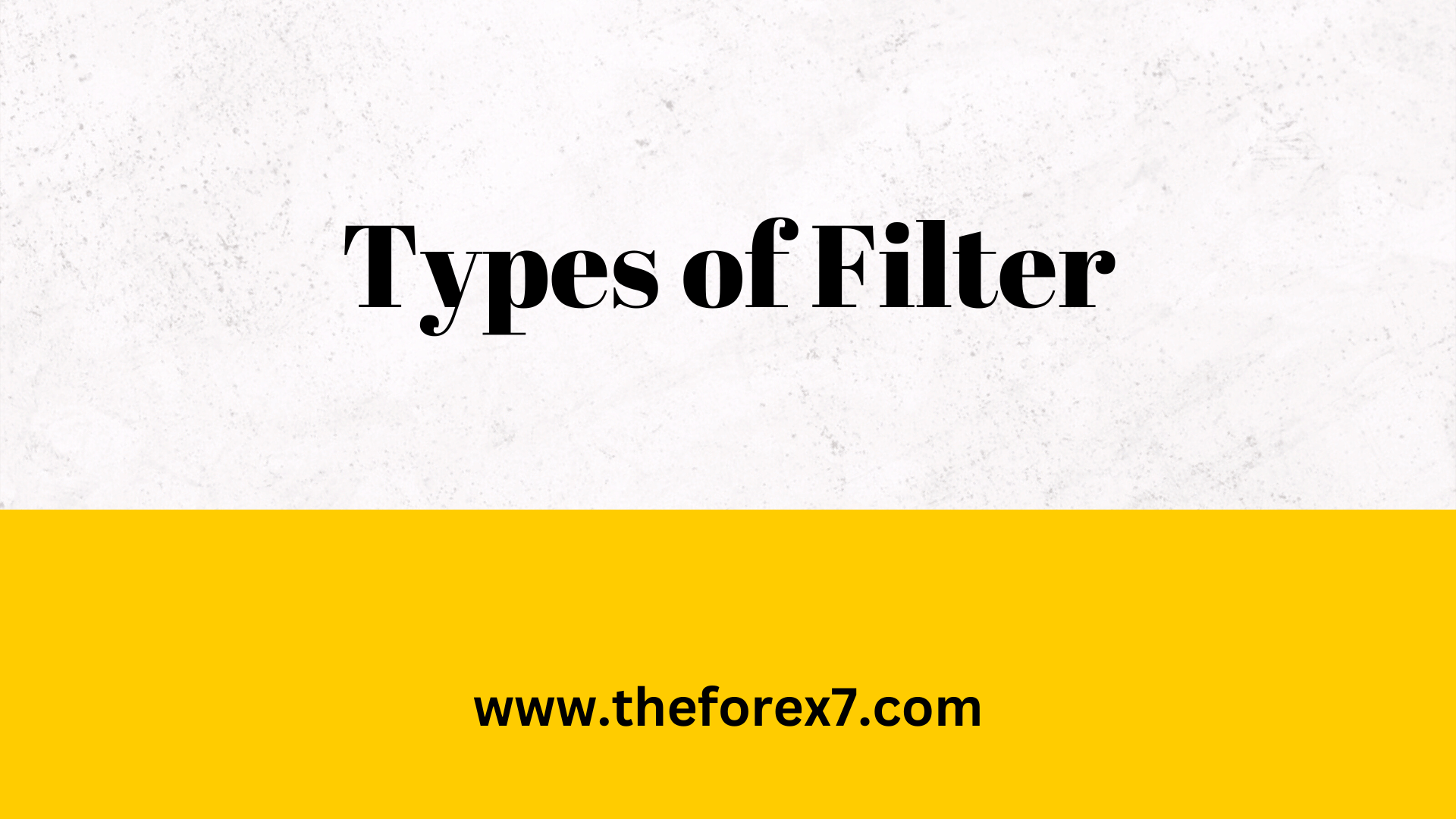 Refining the Filter : Types of Filter and Holding Period