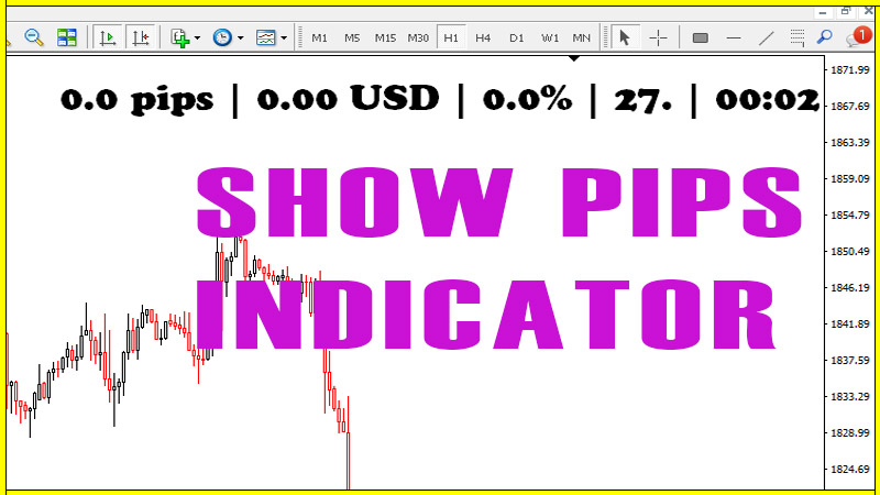 Show Pips Indicator MT4 Download | Pip Counter Indicator